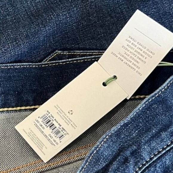 AE77 Classic Selvedge Jeans in Blue Denim - Picture 5 of 5